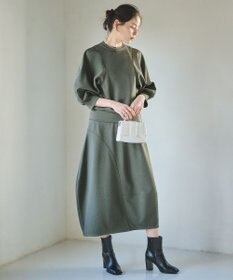 #Newans ラウンドスリーブカットソー