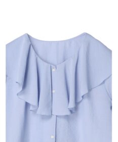 earth music&ecology ラッフルショートブラウス