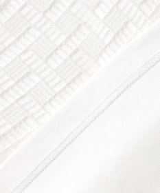 J.PRESS LADIES パウダリーツイルレースコンビ カットソー