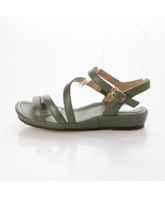 ing <ing>【サスティナブル】レザーストラップサンダル