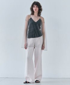 BEIGE， 【洗える・Oggi 6月号掲載】SILENE / オーバーサイズチュールブラウス