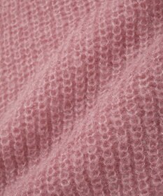 earth music&ecology サイドリボン透かしニットプルオーバー