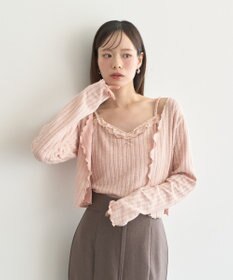 earth music&ecology 【2点セット】ＳＥＴ２点メローボレロ＋フリルキャミソール