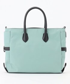 Y'SACCS ナイロン×リサイクルレザー　ホック2WAYトート　Sサイズ