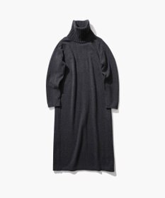 ATON WOOL MOULINE | タートルネックドレス