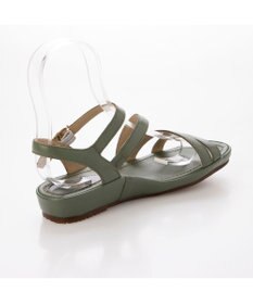 ing <ing>【サスティナブル】レザーストラップサンダル