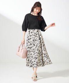 ANY SIS S 【撥水・汗ジミ防止・UVケア・洗える】スーピマスムース クロップド Tシャツ