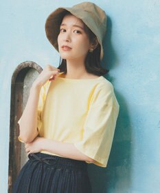 caqu caqu x GoodOn roundneck S/Stee  シンプルゆったりフィットの半袖Tシャツ