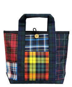 +RING 【水・汚れに強い】【A4サイズ収納】撥水トートバッグ M CHK SR256