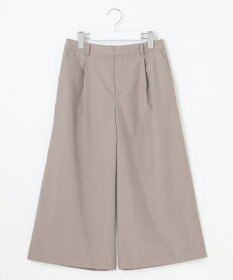 J.PRESS LADIES S 【洗える】ソフトシャンブレー ワイド パンツ