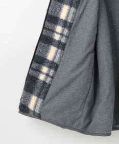 JOSEPH ABBOUD MOUNTAIN 【SPACE／UNISEX】ボアチェック ブルゾン