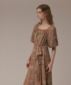 GRACE CONTINENTAL ヴィンテージフラワープリントワンピース