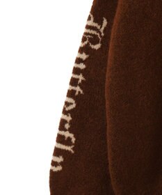 WEGO モチーフグラフィックフラッフィーニットプルオーバー