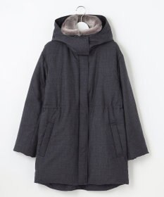 自由区 【ファー取り外し可】ライトウールダウン