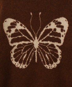 WEGO モチーフグラフィックフラッフィーニットプルオーバー