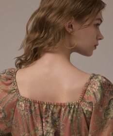 GRACE CONTINENTAL ヴィンテージフラワープリントワンピース