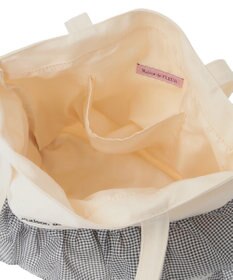 Maison de FLEUR フロントフリルトートバッグ