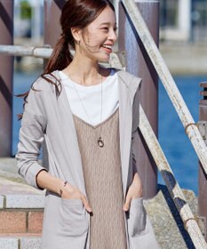 Tiaclasse 【小倉優子さん着用・UVケア・接触冷感】“やみつき”カットソーパーカーカーデ
