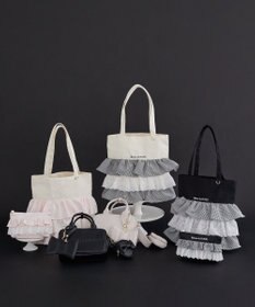 Maison de FLEUR フロントフリルトートバッグ