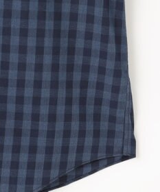 JOSEPH ABBOUD 【綿100％】メランジギンガムチェック シャツ