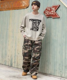 WEGO 【ユニセックス着用ITEM/SMLサイズ展開】ジャガードグラフィックプルオーバー