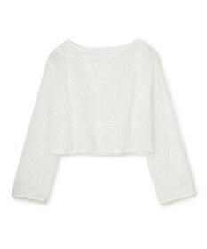 GRACE CONTINENTAL ラメフリンジカットトップ