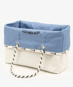 LeSportsac LARGE 2 WAY TOTE/2ウェイスレートブルー/パールシャイン