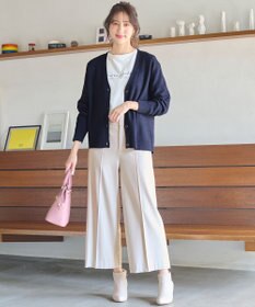 ANY SIS 【洗える】彩色兼美 カーディガン