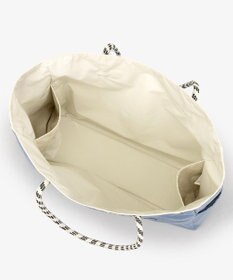 LeSportsac LARGE 2 WAY TOTE/2ウェイスレートブルー/パールシャイン