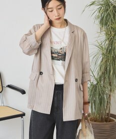 AMERICAN HOLIC シアーストライプジャケット