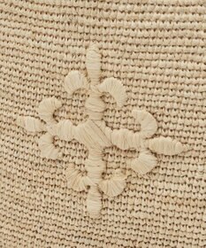 russet 《かごバッグ》インドラフィア2WAYトートバッグ(TI-368)