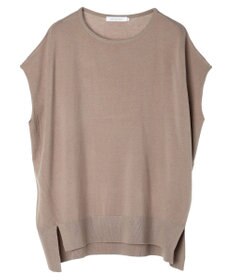 AMERICAN HOLIC 前振りニットフレンチスリーブプルオーバー