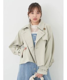 earth music&ecology ショートトレンチコート