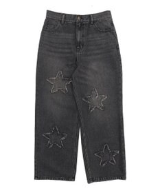 WEGO スターモチーフオーバーダイバギーパンツ