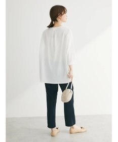 Green Parks バー付き７分袖ブラウソー