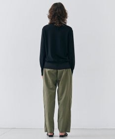 BEIGE， 【洗える】JULIE / シルク混クルーネックシアートップス