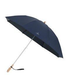 MOONBAT 【WEB限定】LANVIN en Bleu 晴雨兼用 折りたたみ傘 長傘(2WAY) プレーン×ロゴ刺繍 一級遮光 遮熱 UV