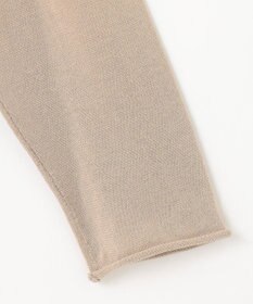 自由区 【洗える】ドライコットンハイゲージペプラム ニット