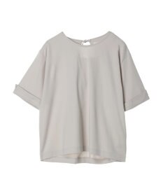 AMERICAN HOLIC 接触冷感バックタック袖折り返しカットプルオーバー