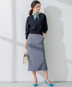 組曲 S 【パールボタン付】ブーケカラーリラクシー ニット