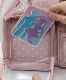 WEGO 【痛バ＆推し活グッズ】きらふわスイートドットぬい痛ボストンバッグ