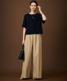 自由区 S テクスチャージャージーレーシー カットソー