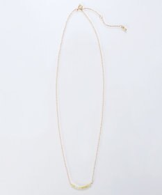 Phoebe 【金属アレルギー対応】サニージェムラインアーチネックレス/天然石/サージカルステンレス