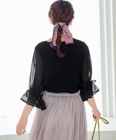 Tiaclasse 【洗える】キャンディースリーブニットトップス