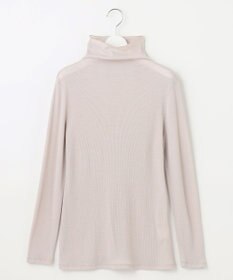 自由区 【洗える】ソフトウールリブボトルネック  カットソー