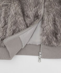 WEGO 【25年秋冬新作】フェイクファーショートブルゾン