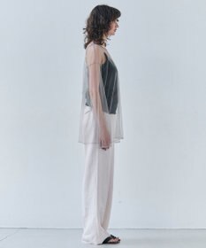 BEIGE， 【洗える・Oggi 6月号掲載】SILENE / オーバーサイズチュールブラウス