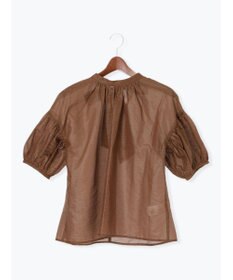 Te chichi レザーライクバックリボンブラウス