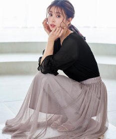 Tiaclasse 【洗える】キャンディースリーブニットトップス