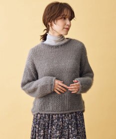 ANY レーシーネットニット